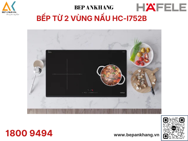 Bếp từ 2 vùng nấu Hafele HC-I752B 536.61.787